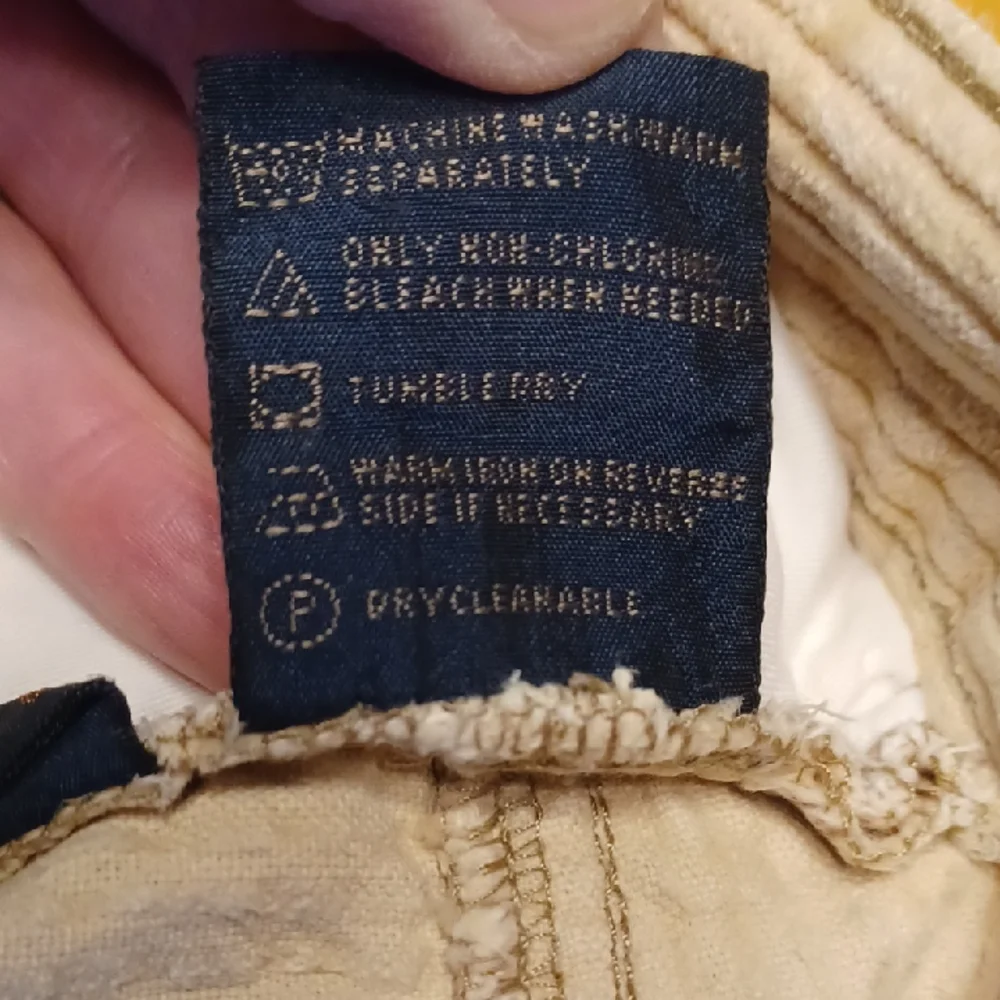 Tommy Bahama Indigo Palms Men's Casual Corduroy Pants in Cream Size 34x30